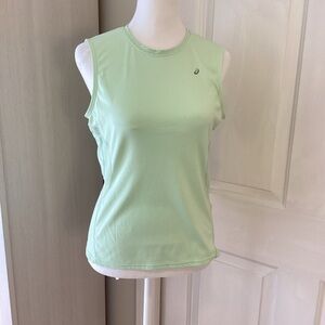 Asics Women's Mint Green Ventilated Running tank top Sz S/P